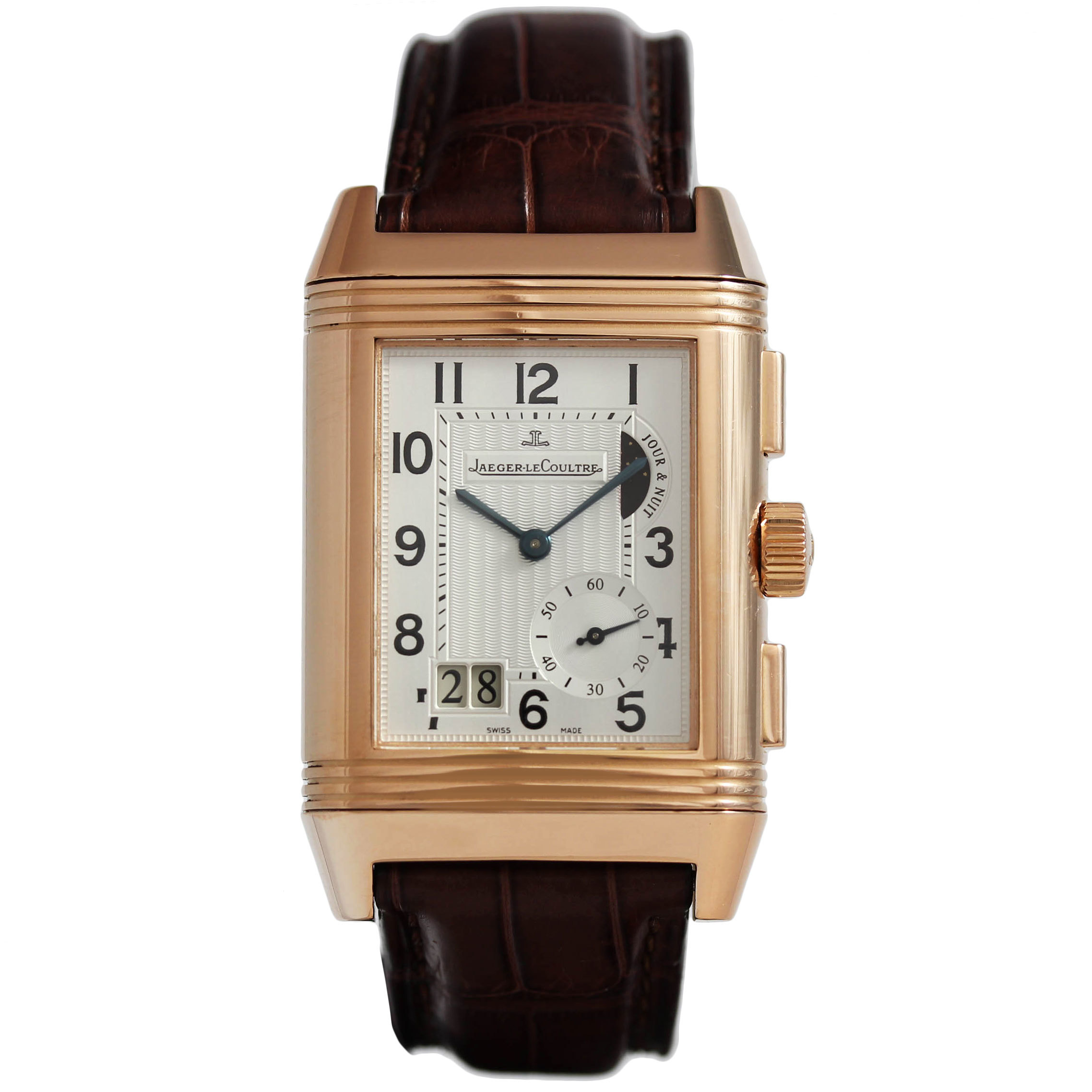 Jaeger LeCoultre Reverso Grande GMT 8 days Rose Gold