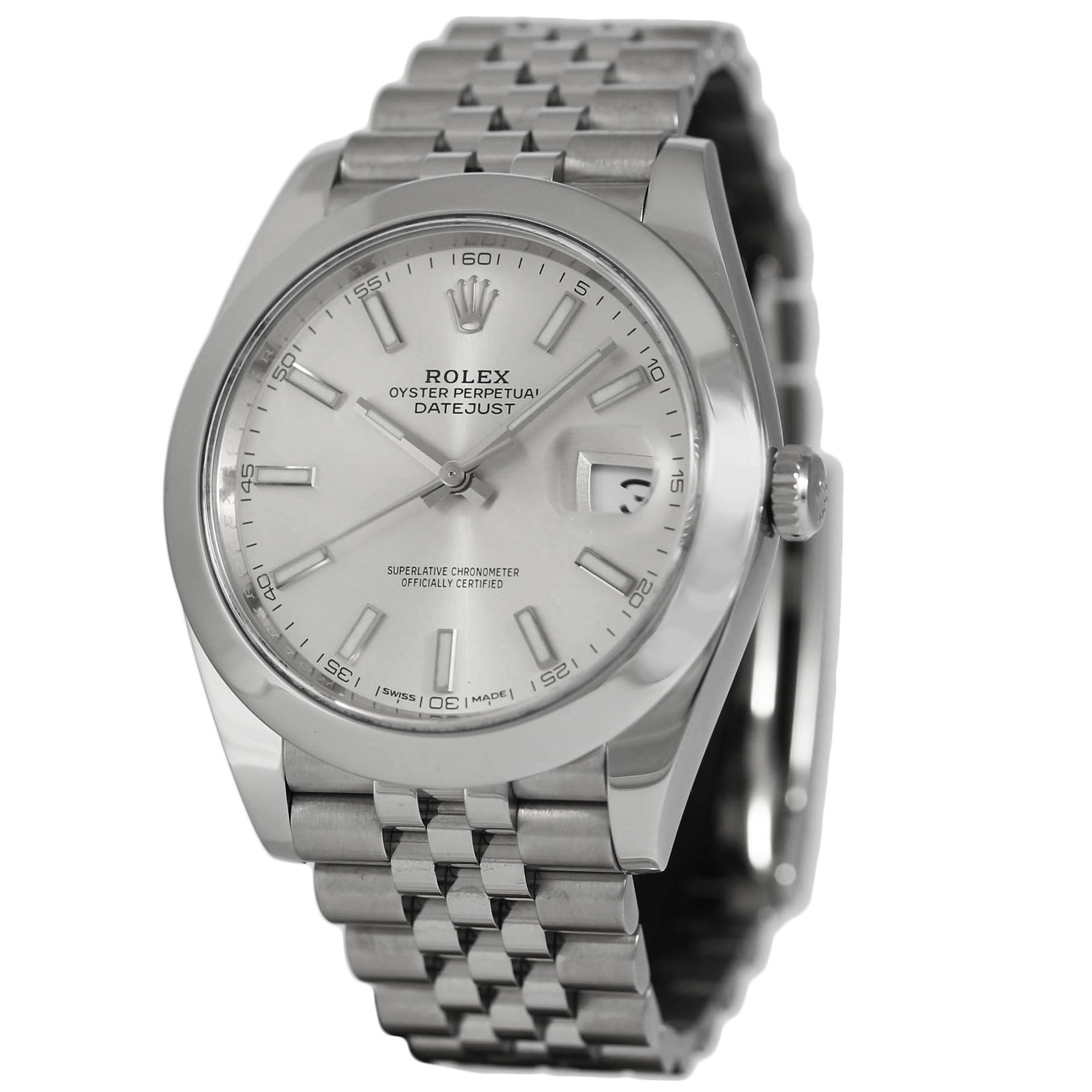 Rolex Datejust 41 Silver Dial 126300 - Van Wonderen Watches