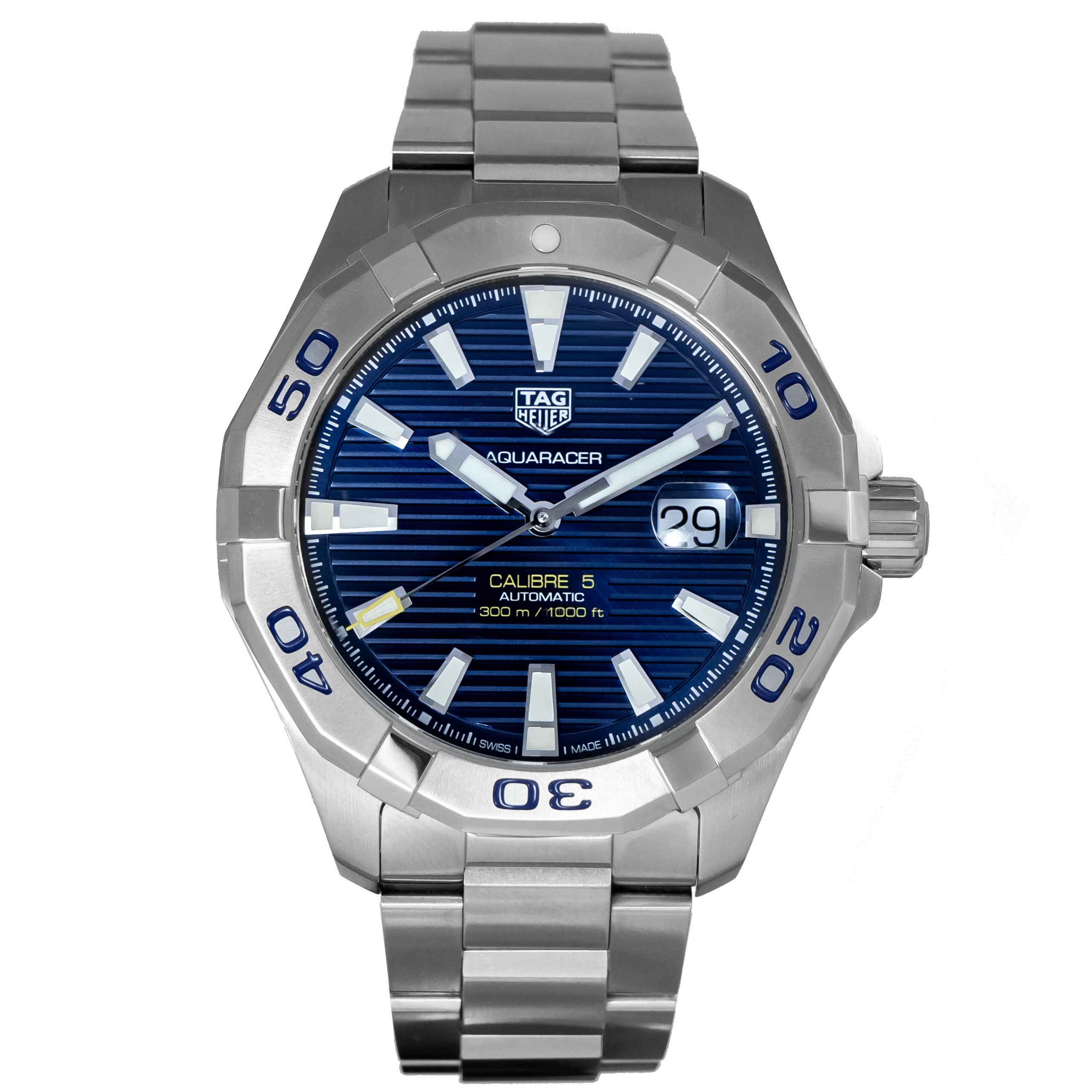 Tag Heuer Aquaracer 300M Blue Dial WAY2012 NEW Van