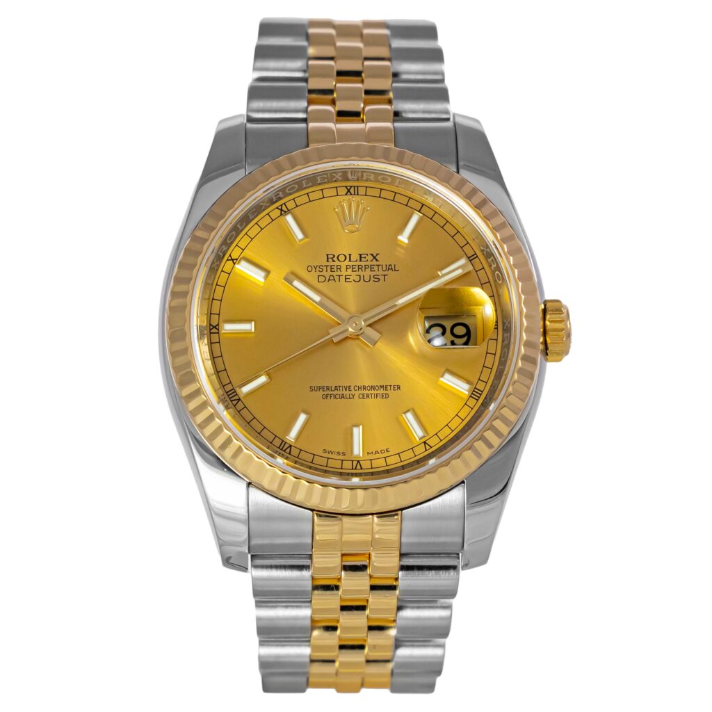 Rolex Datejust 36 Gold Steel 116233 Van Wonderen Watches