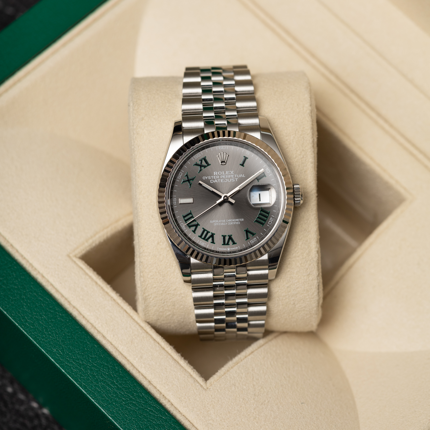 Rolex Datejust 36 Wimbledon Dial 126234 